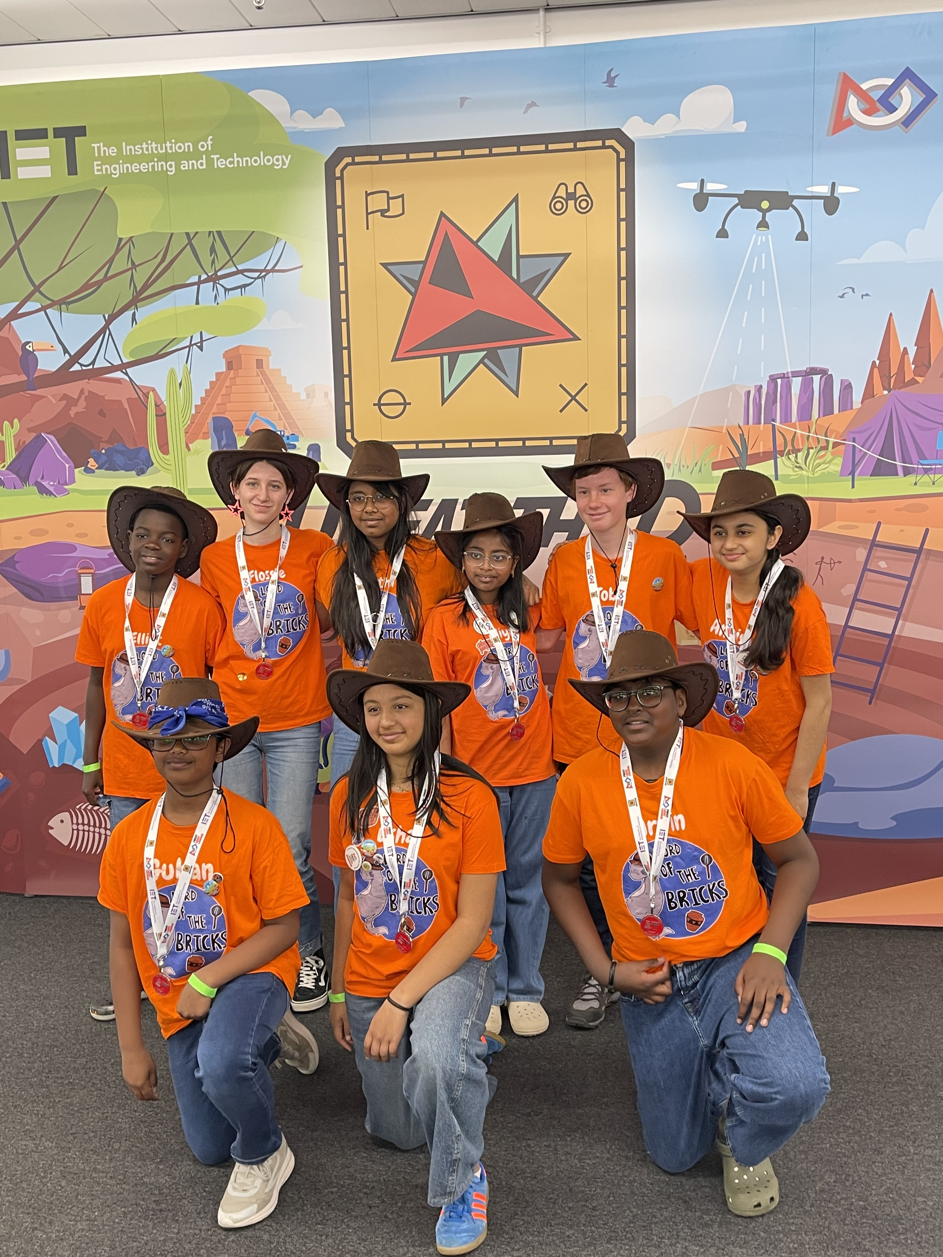 Lord of the Bricks — UK National Knockout Champions 2026 in team kit